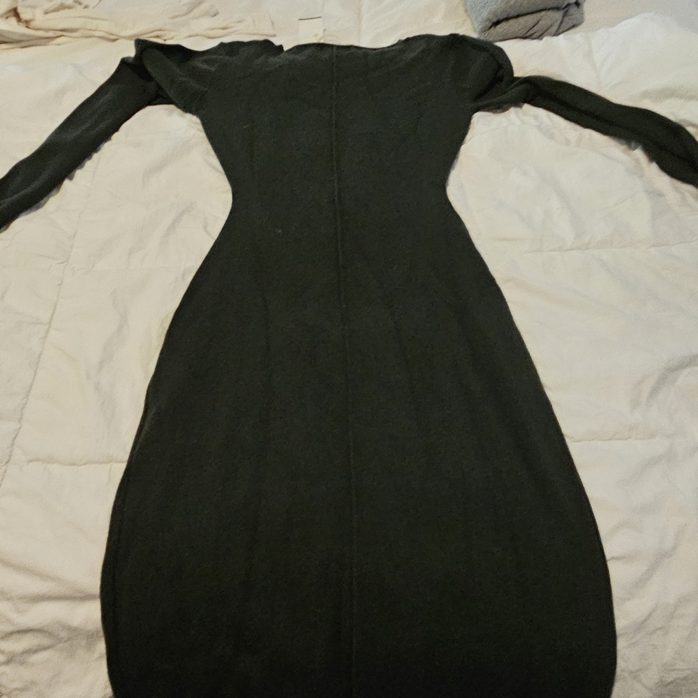 VICI sweater dress with front cutout